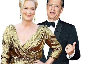 Meryl Streep e Tom Hanks lideram nos favoritos