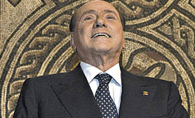Um dia antes de cumprir 77 anos, Berlusconi derrubou o governo de coligação de Enrico Letta. MASSIMO PERCOSSI/REUTERS