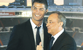 Goleador seguro por Florentino (REUTERS)