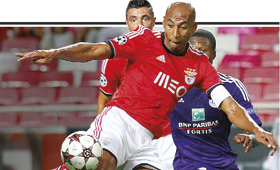 BENFICA MAIS FORTE DO QUE O ANDERLECHT