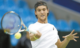 CONFRONTO. João Sousa vai agora medir forças com Jerzy Janowicz (EPA)