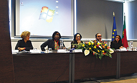 Maria José Morgado, Francisca Van Duneme Joana Marques Vidal falam sobre violência. (PEDRO CATARINO)