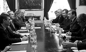 O primeiro-ministro recebeu os reitores (ANDRE KOSTERS / LUSA)