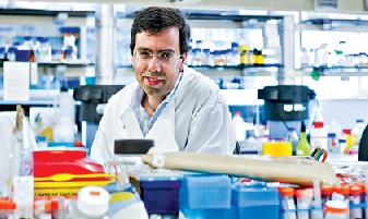 Luís Ferreira Moita, investigador responsável pela descoberta (Foto de José Senagoulão)