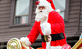 O Pai Natal. (Katherine Holland / CBC)
