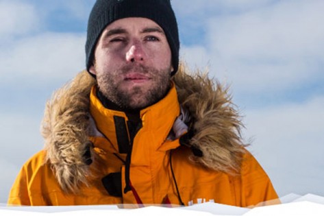 Alexandre D'Anjou Beaudin, 32, vai competir na viagem até ao pólo sul. WALKING WITH THE WOUNDED