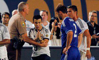 Ronald Gjorka e Ronaldo, nos EUA, em agosto