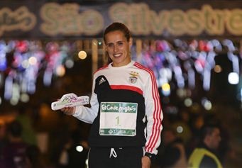 A atleta do Benfica cumpriu os 10 quilómetros em 32.22 minutos (Foto de Miguel A. Lopes/Lusa)