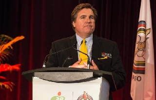 O CEO dos Jogos Pan Am/Parapan Am Toronto 2015, Ian Troop, numa foto de arquivo. (The Canadian Press/Chris Young)