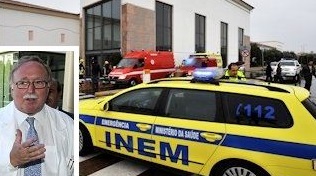 As duas viaturas médicas do INEM que estão estacionadas em Albufeira e Portimão estiveram inoperacionais no Natal (Foto de Luís Costa)