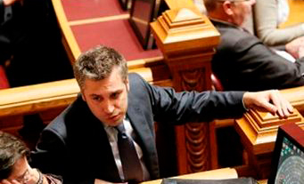 Pedro Nuno Santos, deputado do PS, falou aos jornalistas no final de uma reunião com a ‘troika’