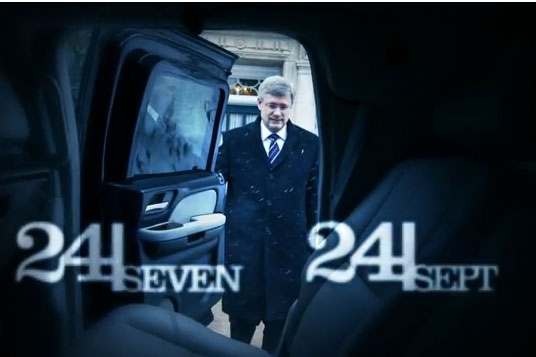 O primeiro-ministro Stephen Harper lança uma série de vídeo semanal, chamada 