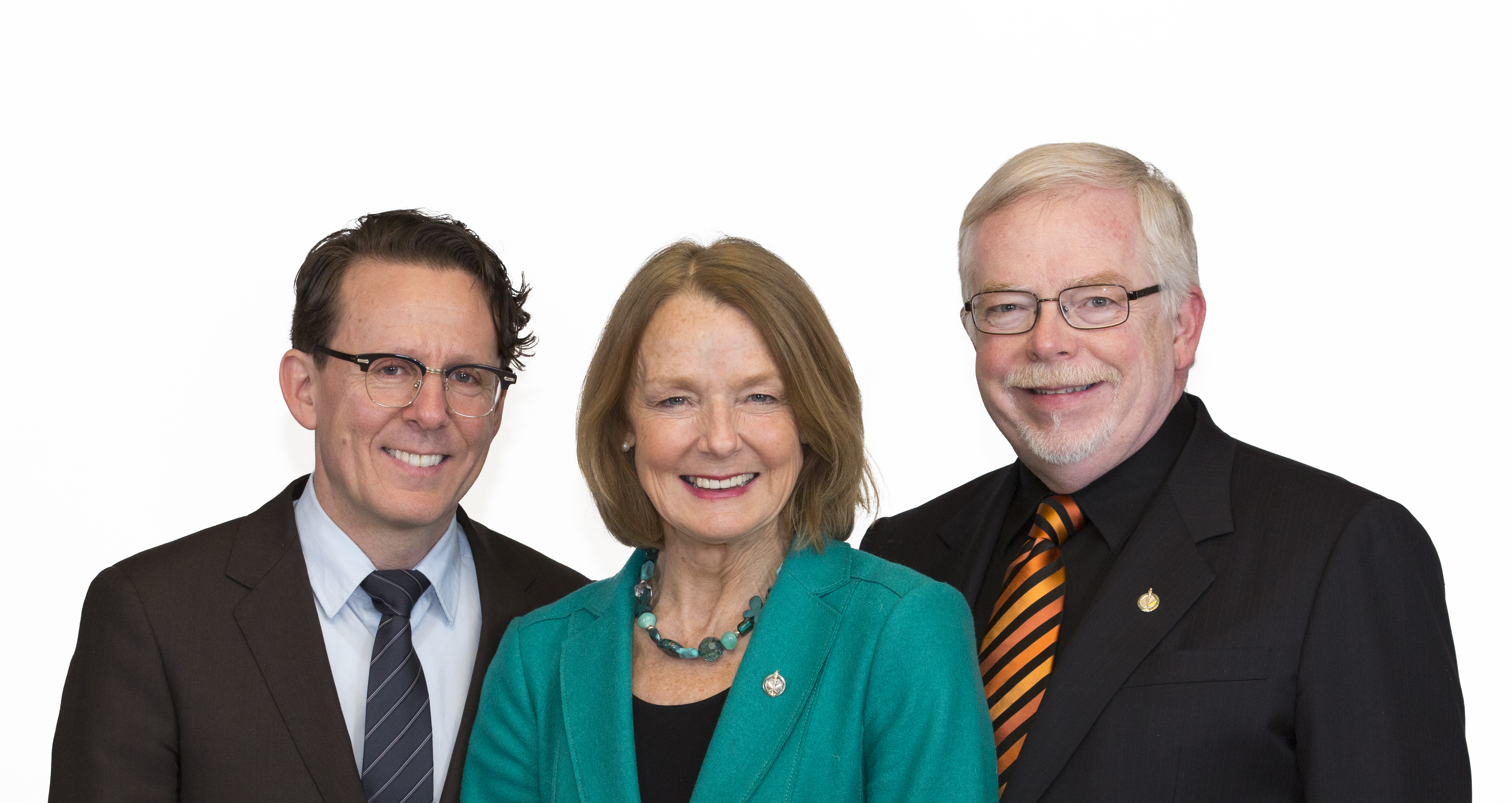 Na foto (da esquerda para a direita): os deputados Andrew Cash (Davenport), Peggy Nash (Parkdale - High Park) e Mike Sullivan (York South – Weston)