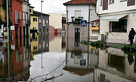 Inundações em Águeda. (PAULO NOVAIS / LUSA)