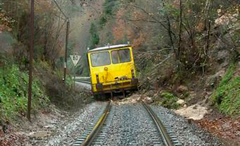 QUATRO FERIDOS EM DESCARRILAMENTO NA LINHA DO DOURO
