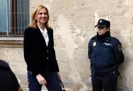 INFANTA CRISTINA DE ESPANHA OUVIDA EM TRIBUNAL