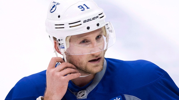 O avançado dos Tampa Bay Lightning, Steven Stamkos. (The Canadian Press / Nathan Denette)