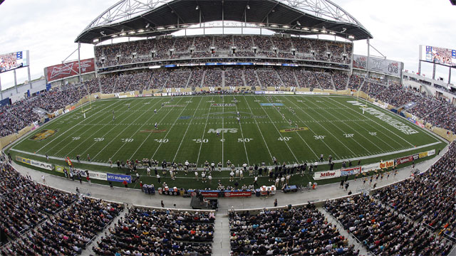 Winnipeg está pronta para receber a sua quarta Grey Cup, recebendo a 2015 Grey Cup no Investors Group Field. (John Woods/CP)