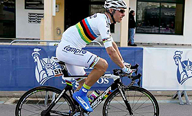 PARIS-NICE: RUI COSTA SOBE AO 2.º LUGAR