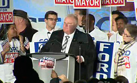 ROB FORD LANÇA OFICIALMENTE CAMPANHA DE REELEIÇÃO EM ETOBICOKE