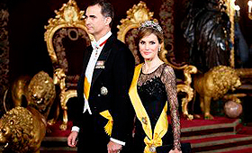 Felipe e Letizia. (Reuters)