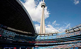 ROGERS CENTRE ABRIU COMO “SKYDOME” HÁ 25 ANOS