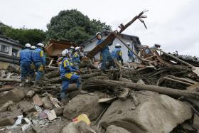 SOBE PARA 39 NÚMERO DE MORTOS EM DESLIZAMENTOS DE TERRAS NO JAPÃO