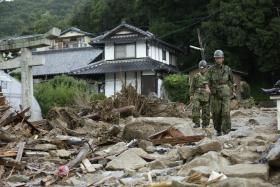 ORDENADA RETIRADA DE 4.300 PESSOAS EM HIROSHIMA DEVIDO A DESLIZAMENTOS DE TERRAS