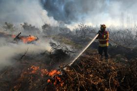 INCÊNDIO DE NISA EM RESCALDO – PROTEÇÃO CIVIL