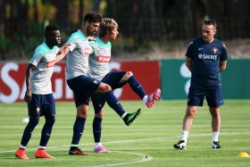 SELEÇÃO PROSSEGUE A PREPARAÇÃO PARA O JOGO COM A ALBÂNIA