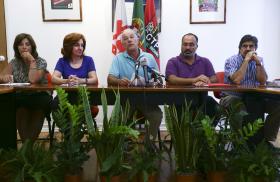 CGTP MANIFESTA-SE EM FRENTE À AR NO DIA DA DISCUSSÃO DO ORÇAMENTO RETIFICATIVO