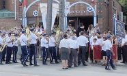 A procissão de domingo contou com a participação de três filarmónicas, entre as quais a Banda Lira Portuguesa de Brampton (Direitos Reservados)