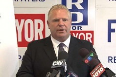 SONDAGEM: TORY E FORD MAIS PRÓXIMOS NA CORRIDA ELEITORAL PARA PRESIDENTE
