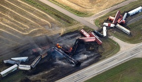 COMBOIO DESCARRILA NO CENTRO DE SASKATCHEWAN OBRIGANDO A EVACUAÇÃO DE ALDEIA