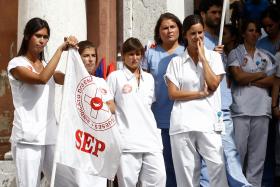 ENFERMEIROS MARCAM GREVE NACIONAL PARA DIAS 14 E 21 DE NOVEMBRO