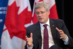 O primeiro-ministro Stephen Harper. Foto de arquivo. Divulgação / PMO / Jason Ransom