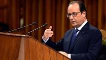 Presidente da França durante o seu discurso no Parlamento, em Ottawa (Foto : ctvnews.ca)