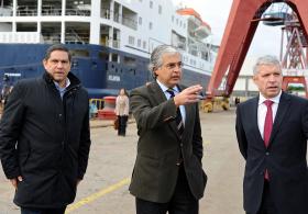 MINISTRO DA DEFESA ANUNCIA EM VIANA CONSTRUÇÃO DE DOIS NOVOS PATRULHAS PARA A MARINHA