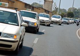 DIVISÃO AEROPORTUÁRIA DA PSP DE LISBOA DETEVE 55 TAXISTAS POR SUSPEITA DE ESPECULAÇÃO EM 2014