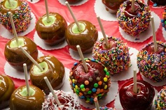 Maçãs caramelizadas. Fonte da imagem: Thinkstock