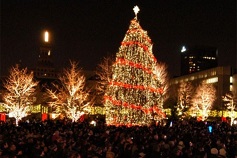 Foto de arquivo da Cavalcade of Lights em Toronto. 680NEWS