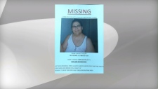 Imagem do poster da mulher desaparecida de Peterborough, Lorraine Roach.