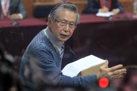 TRIBUNAL CONSTITUCIONAL DO PERU CONFIRMA PENA DE 25 ANOS DE CADEIA PARA FUJIMORI