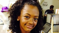 Amaria Diljohn, 14, foi fatalmente atropelada por um autocarro da Toronto Transit Commission (TTC) ao cruzar a Neilson Road na sexta-feira, 19 de dezembro de 2014. (foto Facebook)