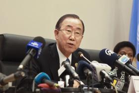BAN KI-MOON SAÚDA ENCONTROS ENTRE PRESIDENTE MOÇAMBICANO E LÍDER DA OPOSIÇÃO