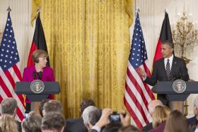 OBAMA DIZ QUE RÚSSIA NÃO PODE REDESENHAR FRONTEIRAS DA EUROPA “PELA FORÇA DAS ARMAS”