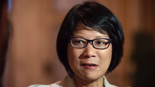 Olivia Chow nesta foto de arquivo. (Liam Richards / THE CANADIAN PRESS)