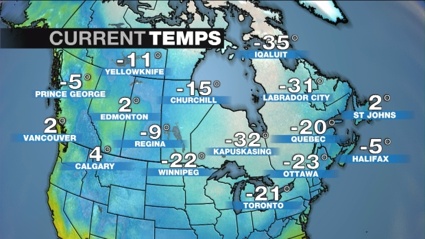 A cidade de Toronto registou novo recorde de temperatura mínima para esta data