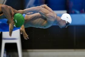 NADADOR DIOGO CARVALHO MEDALHA DE BRONZE NOS 200 ESTILOS DO OPEN DO MEDITERRÂNEO