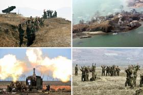 COREIA DO NORTE DISPARA DOIS MÍSSEIS NO INÍCIO DE MANOBRAS MILITARES EUA-COREIA DO SUL